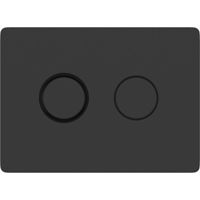 Кнопка смыва Cersanit Accento Circle Black пластик черный