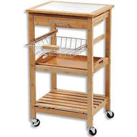 Etajeră Kesper 25776 Raft de bucatarie bamb, met