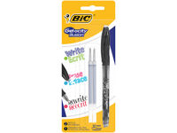 Pix gel roller BIC Gel-ocity Illusion + 2 rezerve, negru