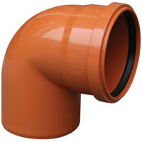 Curbă canal PVC 87 gr. D 110