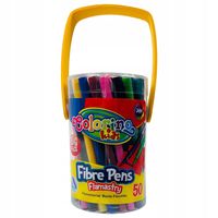 Carioci Fibre Pens 50 buc  Colorino