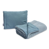 Комплект подушек и одеял Sensillo 42160 Set cuvertura cu perna albastru