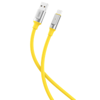 Micro-USB Cable XO, Brainded, NB251 6A, 1M, Yellow