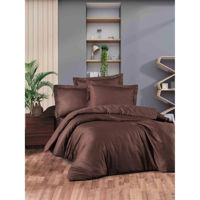Домашний текстиль Cottony SLPSL Satin Stripe Dark Brown:Euro