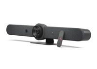 Conference Camera Logitech Rally Bar, 4k, 15x HD zoom, FoV 90°, LAN, WiFi, Speakers, Mic, Graphite