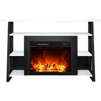 Șemineu electric ArtFlame Chivas & Lorance, 880x1400x320 mm, Alb