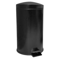 Урна для мусора Hydro S Tip 1 din oțel cu pedală, negru 16l 0430058