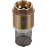 Supapă de închidere Ferro Supapa cu arc cu filtru plasa metal 1 1/4 "