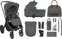 Детская коляска Kikka Boo 31001020172 Carucior 2in1 Goya Platinum Olive