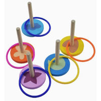 Активная игра Promstore 55143 Игра «Бросание колец»: 5 колец + 5 палочек