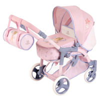 Кукла DeCuevas 81651 коляска для кукол 3в1 с сумкой GALA 2023 - 75 cm