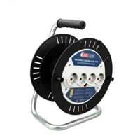 Удлинитель электрический TEB Electrik 72317 Prelungitor cu tambur, 30m, 4 prize, 3x1.5mm² 9A (310.030.101)