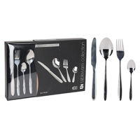 Набор столовых приборов Excellent Houseware 55087 tacamuri 24buc, inox, argintii