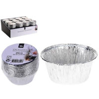 Formă de copt Excellent Houseware 41491 Формы алюминиевые 16шт, D8x3.8cm