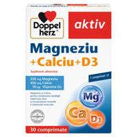 Magneziu 250mg+Calciu 450mg+Vit D3 10mg comp. N30 Doppelherz