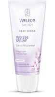 Crema facială pentru pielea sensibilă Weleda Baby Derma cu nalba alba 50 ml