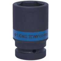 Набор головок, бит, насадок King Tony 843541M головка торцевая ударная глубокая 1" 41мм