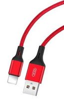 Lightning Cable XO, Braided NB143, 2M, Red