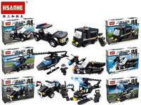 Конструктор HSANHE mini police 19X13.5X5cm, 6 видов