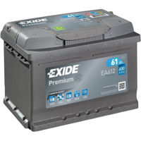 Автомобильный аккумулятор Exide PREMIUM 12V 61Ah 600EN 242x175x175 -/+ (EA612)