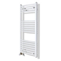 Uscător de prosoape Radiva Haiti 400x700 mm Curved (alb)