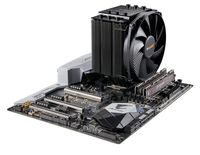 AC be quiet! "Dark Rock 4" (10,5-21,4dBA, 1400RPM, 135mm, PWM, 200W, 6 Heatpipes, 920g.)