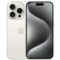 Smartphone Apple iPhone 15 Pro 256GB White Titanium MTV43