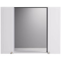 Oglindă baie miscellaneous TULUZA 100 Alb Dr./St. cu 2 dulapuri baie