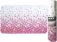 Коврик для ванной комнаты 45X75cm MSV Brest розовый, микрофи