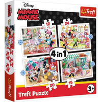 Головоломка Trefl 34355 Puzzles - 4in1 - Minnie with friends / Disney Minnie