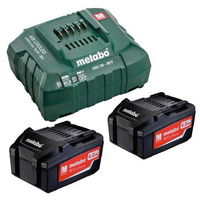 Зарядные устройства и аккумуляторы Metabo 685050000 Set 2x4.0 Ah