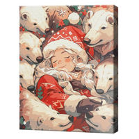 Картина по номерам BrushMe BS53851 Pictura pe numere 40x50cm Eco Imbratisarea polara