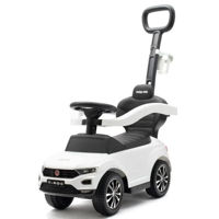 Толокар Baby Mix 45780 Volkswagen T-Roc White, с ручкой