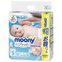 Подгузники Moony S (4-8 кг) 102 шт