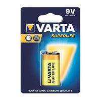 Батарейки Varta 9V Superlife 1 pcs/blist Zinc Carbon, 2022 101 411