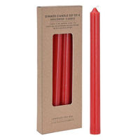 Декор Promstore 09879 Набор свечей 4шт 25cm, красные