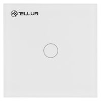 Выключатель электрический Tellur TLL331041, WiFi, 1 port, 1800W, 10A