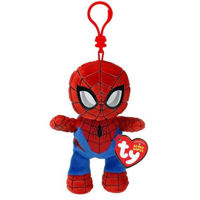 Jucărie de pluș TY TY34010 Breloc Spider-Man 12cm