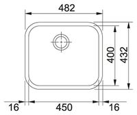 Мойка кухонная Franke 122.0021.440 GAX 110-45