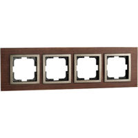 Întrerupător electric Mono Electric Rama 4P lemn nuc Style