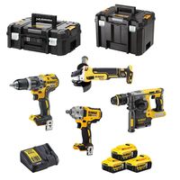 НАБОР АККУМУЛЯТОРНОГО ИНСТРУМЕНТА DEWALT DCK428P3T (DCH273+DCG405+DCF894+DCD796)