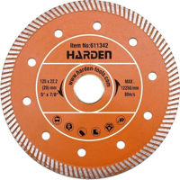 Диск отрезной Harden 611342 Disc diamantat pentru gresie, marmura 125x22.2mm Industrial