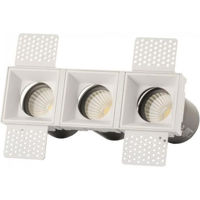 Corp de iluminat interior LED Market Downlight Frameless Square 21W (3x7W), 4000K, D2031, White