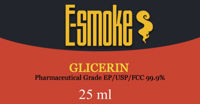 E-Smoke Vegetable Glycerin - 25 ml