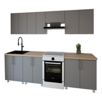 Мебель для кухни Smartex (30029) K1 260cm Grafit