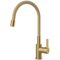 Смеситель кухонный Rubineta FLEXY-33 (GD)