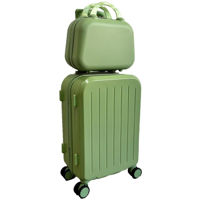 Valiză Bags Set Connect Green S+XS