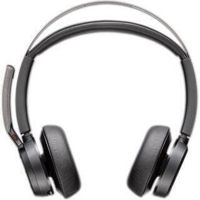 Гарнитура беспроводная Bluetooth Poly Voyager Focus 2 USB-C-C Headset +USB-C/A Adapter (9T9J3AA)