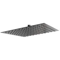 Верхний душ Ferro DSN08BL negru inox Dus plafon 300x300