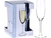Набор бокалов для шампанского Vinissimo 4шт, 180ml, H20.5сm